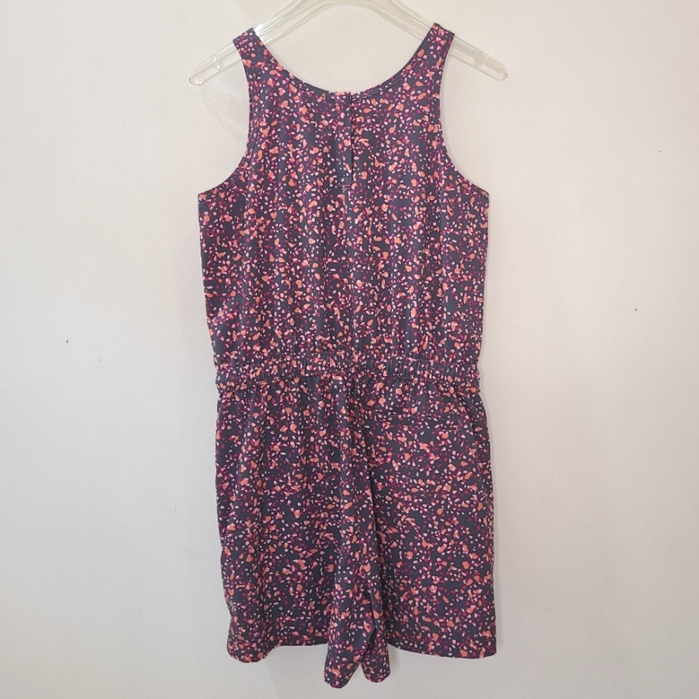 Athleta Girl Play More Romper in Slate Gray Multi Sz L/12 - Picture 5 of 16